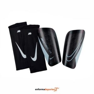 ESPINILLERAS NIKE MERCURIAL LITE SOCCER SHIN GUA | BLACK/BLACK/WHITE