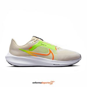 ZAPATILLA HOMBRE NIKE PEGASUS 40 | WHITE/MULTI-COLOR-COCONUT