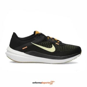 ZAPATILLA HOMBRE NIKE AIR WINFLO 10 | BLACK/OLIVE AURA-BRONZINE