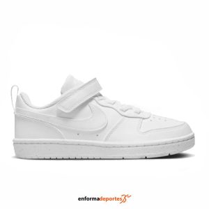 Zapatilla junior nike Court Borough Low Recraft (Ps) | WHITE/WHITE-WHITE