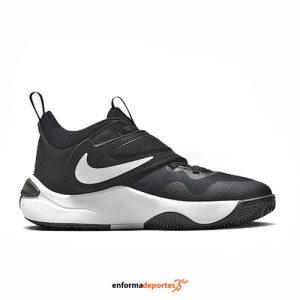 ZAPATILLA JUNIOR NIKE TEAM HUSTLE D 11 (GS) | BLACK/WHITE