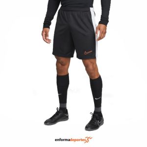 PANTALON CORTO HOMBRE NIKE DRI-FIT ACADEMY OCCER S | BLACK/WHITE/BRIGHT CRIMSO