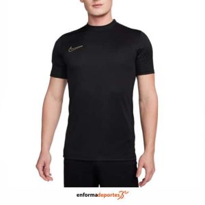 CAMISETA HOMBRE NIKE DF ACD23 TOP SS BR | BLACK/BLACK/METALLIC GOLD
