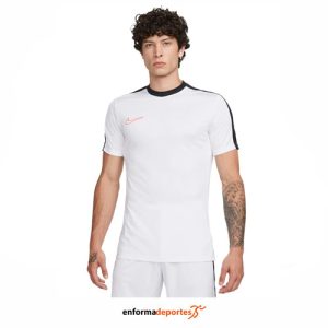 CAMISETA HOMBRE NIKE DF ACD23 TOP SS BR | WHITE/BLACK/BRIGHT CRIMSO