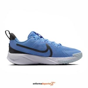 ZAPATILLA JUNIOR NIKE STAR RUNNER 4 NN (PS) | BLUE BEYOND/ANTHRACITE-BL