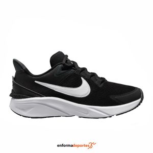 Zapatilla junior Nike Star Runner 4 NN (Gs) | BLACK/WHITE-ANTHRACITE