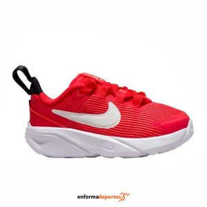 ZAPATILLA INFANTIL NIKE STAR RUNNER 4 NN (TD) | UNIVERSITY RED/SUMMIT WHI