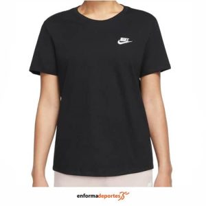 CAMISETA MUJER NIKE SPORTSWEAR CLUB ESSENTIALS | BLACK