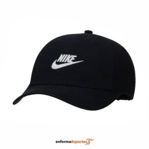 GORRA JUNIOR NIKE CLUB UNSTRUCTURED FUTURA | BLACK/WHITE