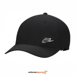 Gorra unisex Nike Dri-Fit Club | BLACK/METALLIC SILVER