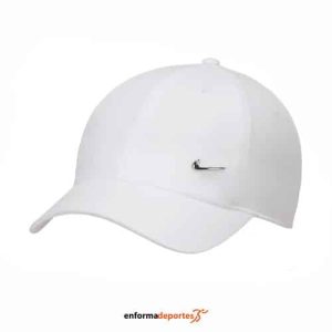 GORRA NIKE DF CLUB CAP U CB MTSWSH L | WHITE/METALLIC SILVER