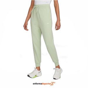 PANTALON MUJER NIKE DRI-FIT ONE HIGH-WAIST | HONEYDEW/WHITE