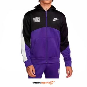 CHAQUETA HOMBRE NIKE STARTING 5 THERMA-FIT FU | BLACK/PHANTOM/FIELD PURPL