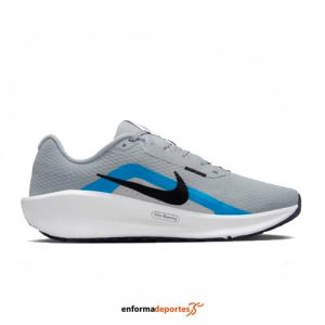 Zapatilla hombre Nike Downshifter 13 | WOLF GREY/BLACK-BLUE HERO