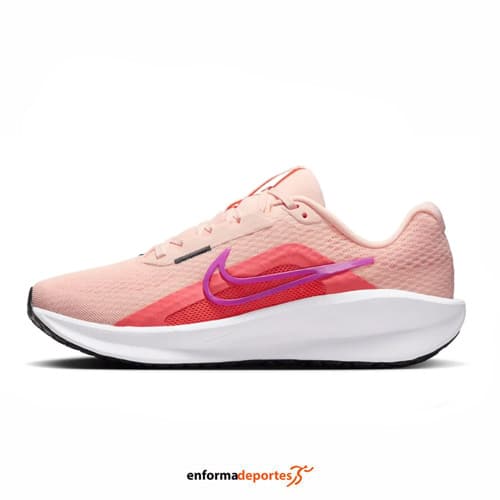 Zapatilla mujer Nike Downshifter 13 | WASHED CORAL/VIVID PURPLE - Imagen 2