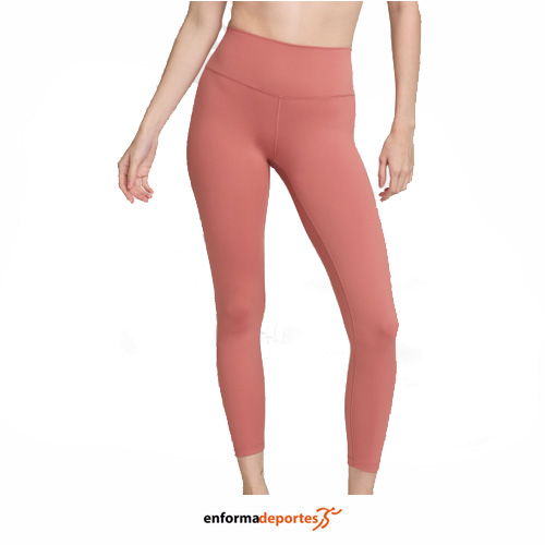 MALLA MUJER NIKE ONE HIGH-WAISTED 7/8 | CANYON PINK/BLACK