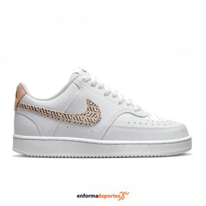 ZAPATILLA MUJER NIKE COURT VISION LOW NN NU | WHITE/HEMP-BLACK-SUMMIT W