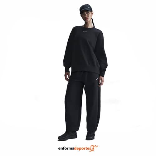 Sudadera mujer Nike Sportswear Phoenix Fleece | BLACK/SAIL