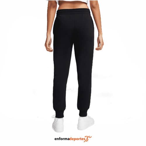PANTALON MUJER NIKE SPORTSWEAR PHOENIX FLEECE | BLACK/SAIL - Imagen 2