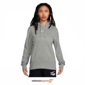Sudadera mujer Nike Sportswear Phoenix Fleece | DK GREY HEATHER/SAIL