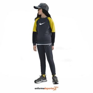 Chándal junior Nike Sportswear Dri-Fit | ANTHRACITE/BRIGHT CITRON/