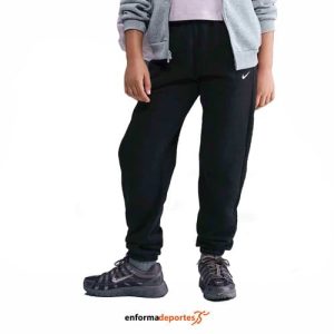 Pantalón junior Nike Sportswear Trend Fleece Cf | BLACK/WHITE