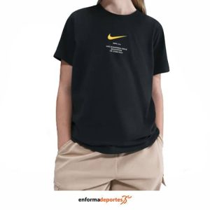Camiseta Junior Nike Sportswear Athl | BLACK/UNIVERSITY GOLD