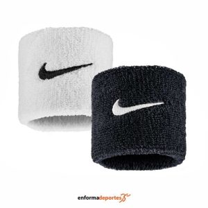 Muñequera unisex Nike Swoosh Classic Wristbands 2Pk | BLAWHIBLA