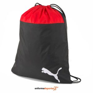 BOLSA PUMA TEAMGOAL 23 GYM SACK,ELECTRIC BLUE LEMON | PUMA RED-PUMA BLAC