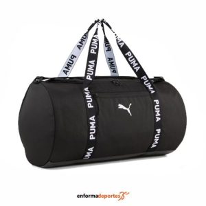 Bolsa unisex Puma At Ess Barrel Bag | BLACK