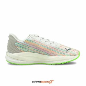 ZAPATILLA MUJER PUMA MAGNIFY NITRO | WHITE-SUNBLAZE-GRE