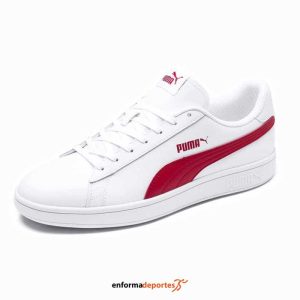 ZAPATILLA PUMA SMASH V2 L | PUMA WHITE-RHUBARB-PUMA T