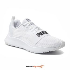ZAPATILLA HOMBRE PUMA WIRED | PUMA WHITE-PUMA WHITE-PUM