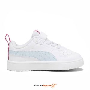 ZAPATILLA INFANTIL PUMA RICKIE AC INF | WHITE-ICY BLU