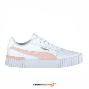 ZAPATILLA JUNIOR PUMA CARINA 2.0 | WHITE-ROSE DU