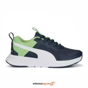 ZAPATILLA JUNIOR PUMA EVOLVE RUN MESH | NIGHT-PUMA WH