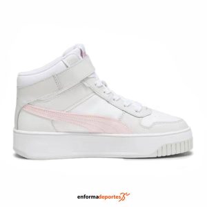 ZAPATILLA MUJER CARINA STREET MID | WHITE-FROSTY