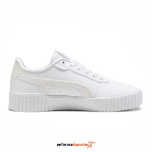 ZAPATILLA JUNIOR PUMA CARINA 2.0 HOLO 2.0 | WHITE-MAUVE M