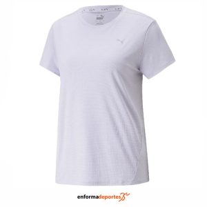 CAMISETA MUJER PUMA RUN FAVORITE SS TEE | LAVENDER