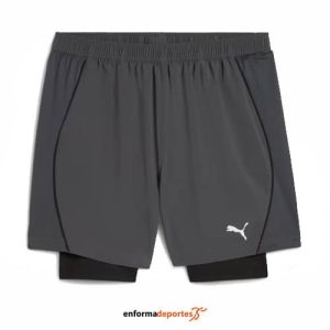 Pantalón corto hombre Puma Run Velocity 2 in 1 | GRAY