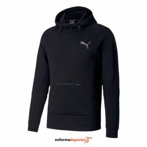 SUDADERA HOMBRE PUMA EVOSTRIPE HOODIE | PUMA BLACK