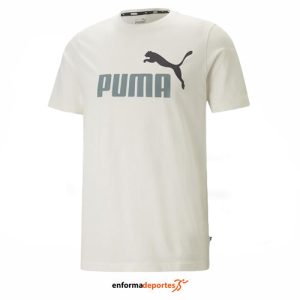 CAMISETA HOMBRE PUMA ESS+ 2 COL LOGO | PRISTINE