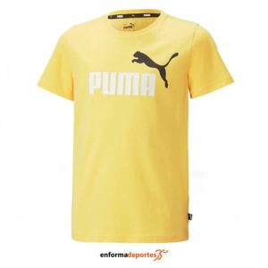 CAMISETA JUNIOR PUMA ESS+ 2 COL LOGO TEE B FUTURE BLUE | SEED