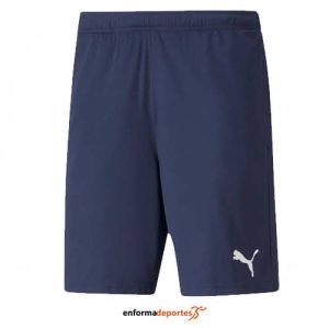 PANTALON CORTO HOMBRE PUMA INDIVIDUAL RISE | PEACOAT-PUMA WHITE