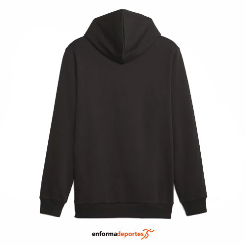 SUDADERA HOMBRE PUMA ESS+ MINIMAL GOLD HO ALPINE SNOW | BLACK - Imagen 2
