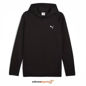 Sudadera Hombre Puma Evostripe Hoodie Dk | BLACK
