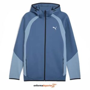 Sudadera Hombre Puma Evostripe Fz Hoodie | INDIGO