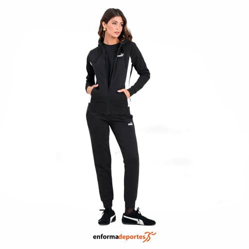 Chándal mujer Puma Full-zip Hooded | BLACK