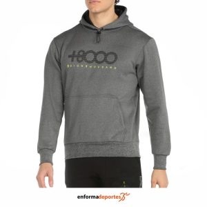 SUDADERA HOMBRE +8000 ALEJO I21 | GRAFITO VIGORE