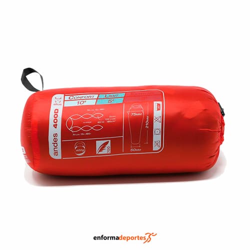 SACO DE DORMIR ALTUS ANDES 400 | VERDE - Imagen 2
